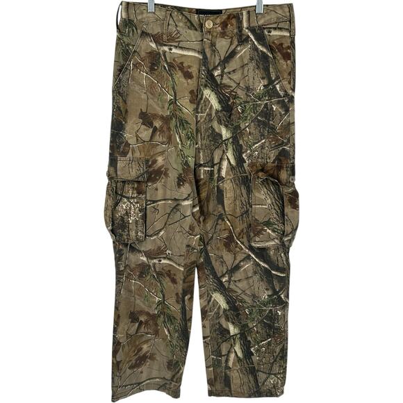 Realtree Other - Vintage y2k mens 32-34 M hardwoods camo camouflage Realtree cargo hunting pants